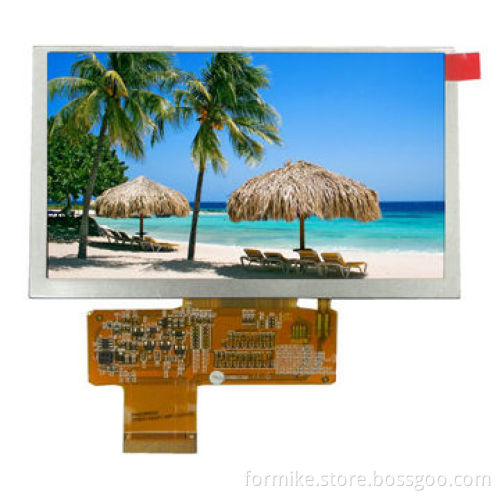 5.0-inch TFT LCD Display with 800 x 480 Pixels Resolution and Contrast Ratio
